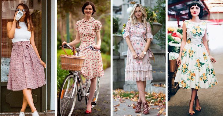 Vestidos florales retro de los años 50 para mujer, estilo vintage,  elegante, sin mangas, vestido de swing de los años 50, vestido pinup de  cóctel