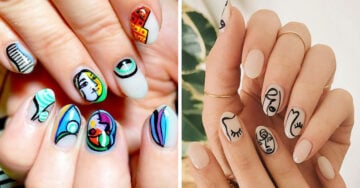 15 Uñas al estilo Picasso que harán enloquecer a tu amante del arte que llevas escondida