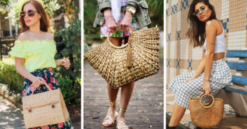 15 Looks que convertirán tu bolso de pajilla en tu favorito este verano
