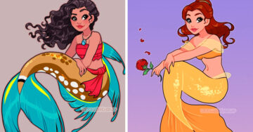 15 Chicas Disney que lucirían casi tan bonitas como Ariel si también fueran Sirenitas