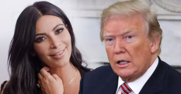 Kim Kardashian lucha por sacar a una mujer e incluso visita a Trump