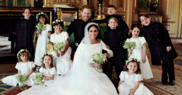 Revelan primera foto oficial de Meghan y Harry como recién casados; así luce la nueva familia real