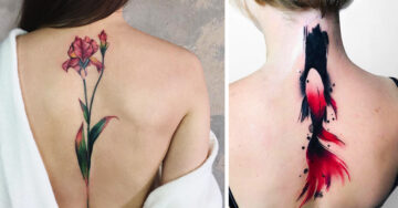 15 Tatuajes con que acentuarán de manera elegante la curva de tu espina dorsal