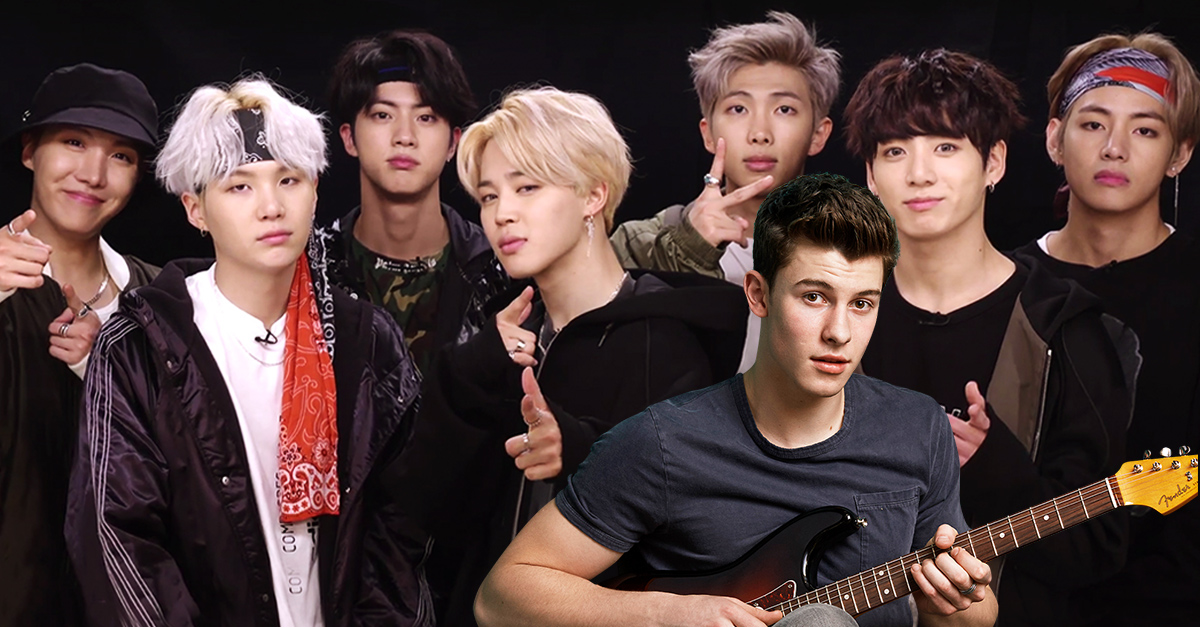 Shawn Mendes promete una canción de k-pop junto a BTS