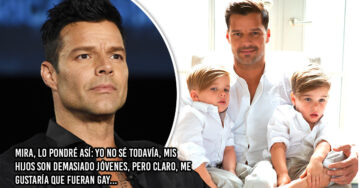 Ricky Martin crea polémica en redes al declarar: ‘me gustaría que mis hijos fueran gay’