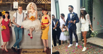 15 Parejas de recién casados que le dijeron NO a las bodas tradicionales y aburridas