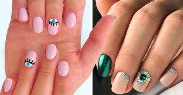 15 Diseños de ‘nail art’ que son perfectos para chicas que usan las uñas cortas