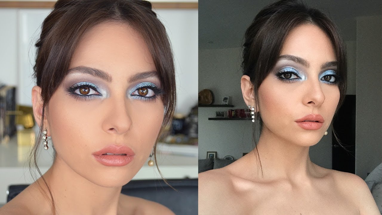 9 Looks De Maquillaje Con Sombra Azul Para Ojos Café 0525