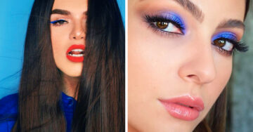 9 Looks de maquillaje con sombra azul; ¡el mejor color para resaltar tus ojos cafés!