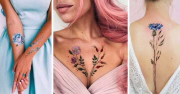 15 Tatuajes de flores para decorar tu piel de forma romántica y delicada