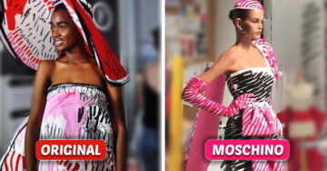 Moschino se une a lista de marcas acusadas de plagio: roba diseños a Edda Gimnes