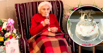 Anciana cumple 105 años y revela su secreto para tener una larga vida: ‘evadir a los hombres’