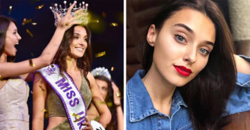 Quitan corona a Miss Ucrania por ser madre soltera y ocultarlo