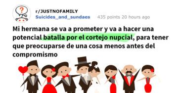 Novia exige a familiares y amigos entablar una batalla para obtener un lugar en su boda