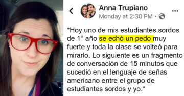 Maestra enseña una divertida lección sobre flatulencias a sus alumnos sordos