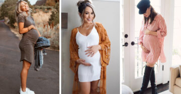15 Outfits para presumir tu pancita de embarazada muy a la moda
