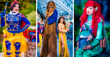 Las princesas de Disney y el mundo Star Wars hicieron el mejor crossover de la historia