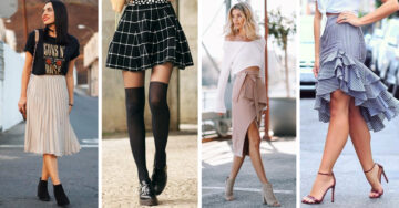 10 Ideas para combinar tu falda y tu calzado que te harán ver muy coqueta