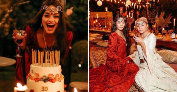 Vanessa Hudgens se convierte en la reina de los elfos para celebrar su cumpleaños número 30