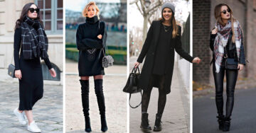 15 Outfits en negro para llenar de elegancia esta Navidad