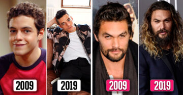 Así de atractivo se ve el #10YearsChallenge de los hombres más guapos de Hollywood