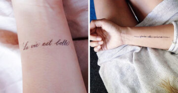 14 Tatuajes con frases en francés para llenar de tinta tu piel