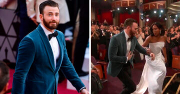 La caballerosidad de Chris Evans roba suspiros en los premios Óscar