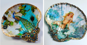 Convierte conchas marinas en piezas decorativas; ¡la imaginación no tiene límites!