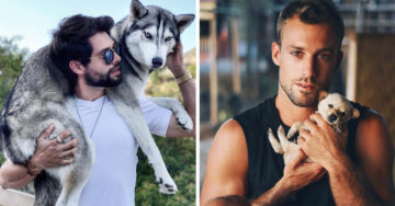 18 Hombres guapos y sus tiernos perritos que se ganarán tu corazón