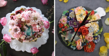 Repostera crea hermosos pasteles florales que no te querrás comer