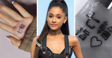 Ariana Grande intenta arreglar su tatuaje en japonés; ahora tiene menos sentido que antes