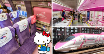 Este tren inspirado en Hello Kitty es justo lo que necesitas para un viaje color rosa