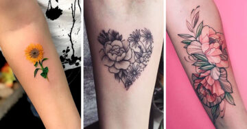 25 Tatuajes de flores para hacer de tu piel un jardín viviente