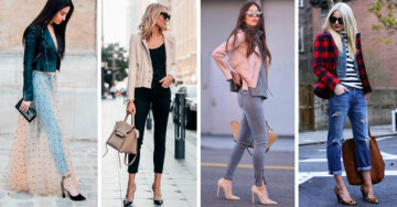 16 Outfits que demuestran porqué los jeans y los tacones son los mejores amigos
