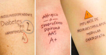 Artistas de la tinta regalan tatuajes con información médica; puede salvar vidas