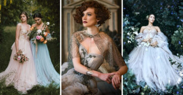 Diseñadora confecciona hermosos vestidos de novia inspirados en la década de 1910