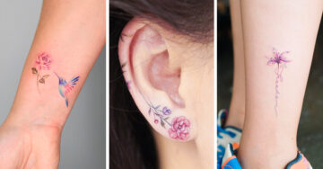 15 Ideas de tatuajes con flores que te darán un toque delicado y femenino