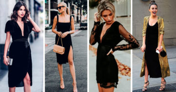 15 Vestidos negros que puedes usar en cualquier ocasión; lucirás glamurosa 24/7