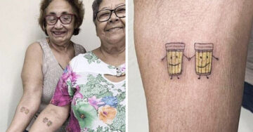 Ellas celebran 30 años de amistad ¡tatuándose una cerveza!