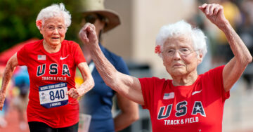 Tiene 103 años y bate récord en las pistas de atletismo