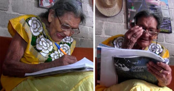 Tiene 96 años, acaba de aprender a leer y escribir… y quiere seguir estudiando