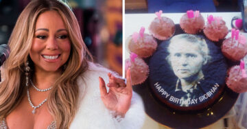 Quería un pastel de Mariah Carey, recibe uno con la foto de Marie Curie