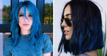 15 Estilos de cabello azul para un toque marino en tu look