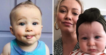 Hilary Duff es criticada en redes sociales por perforar las orejas de su hija