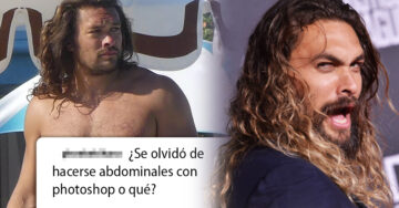 Jason Momoa es acusado de tener una ‘pancita’ donde estaban sus abdominales