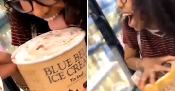 Reto de lamer helado y no comprarlo podría llevar a esta chica a pasar 20 años en la cárcel