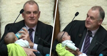 Presidente del Parlamento de Nueva Zelanda cuida del bebé de un diputado