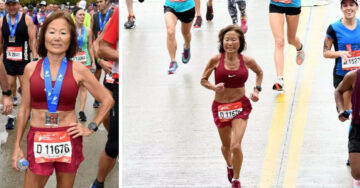 Abuela de 71 años rompe récord mundial de medio maratón