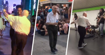 El baile de este abuelito en las calles de Madrid se ha vuelto viral