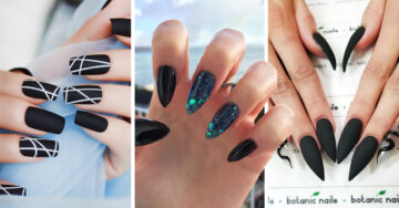 17 Estilos de uñas negras inspirados en el look de Kendall Jenner en los Emmy